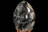 Septarian Dragon Egg Geode - Crystal Filled #71848-2